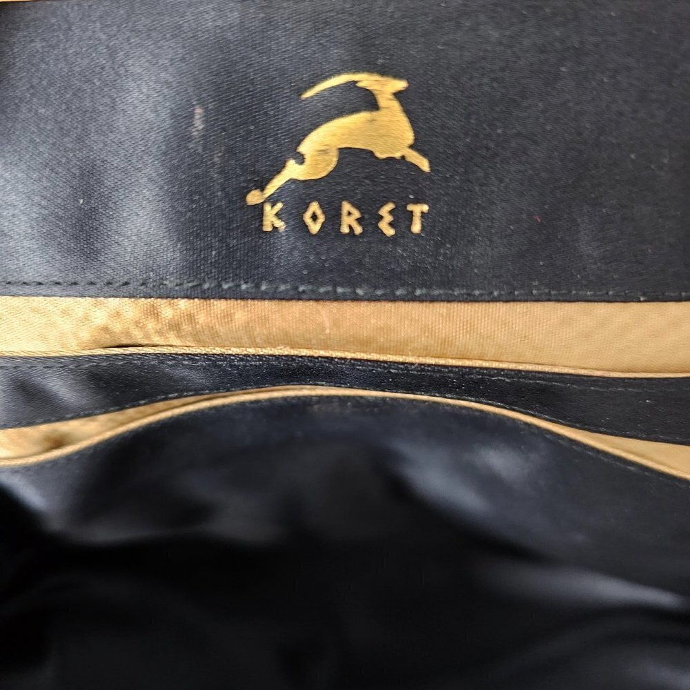 Koret Black Calf Leather Vintage 50's Bag - Picture 4 of 15